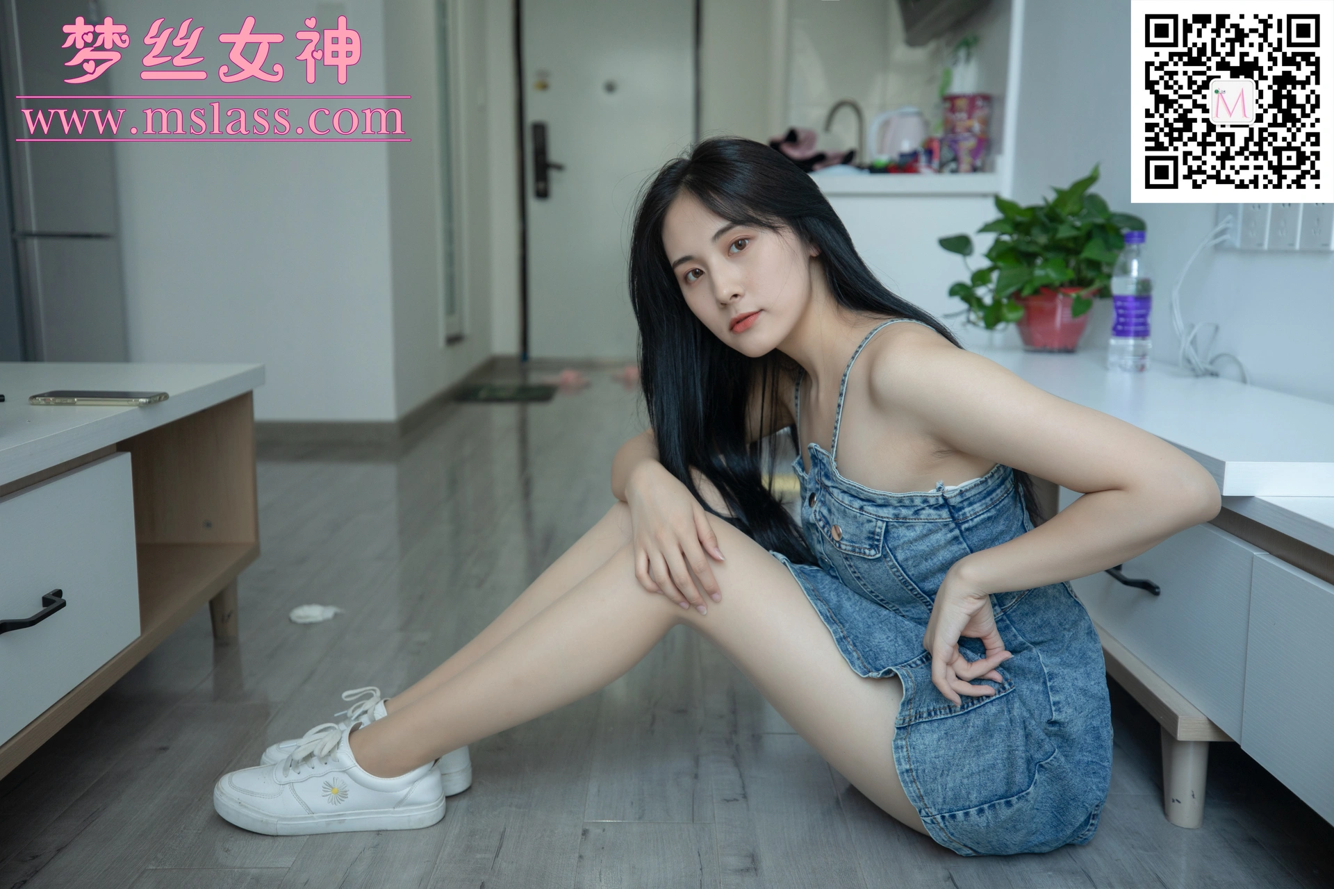 MSLASS梦丝女神 - 2020.06.27 NO.116 小允儿 牛仔连衣裙 3